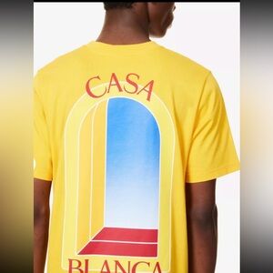 Casa Blanca Men’s Shirt Yellow Size S Fits Like. Med